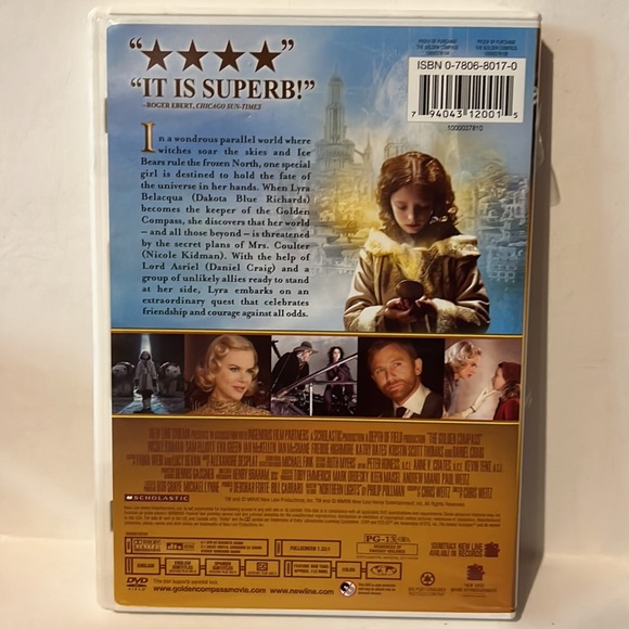 The Golden Compass (DVD, 2008, Full Frame) Sam Elliott - Picture 2 of 2
